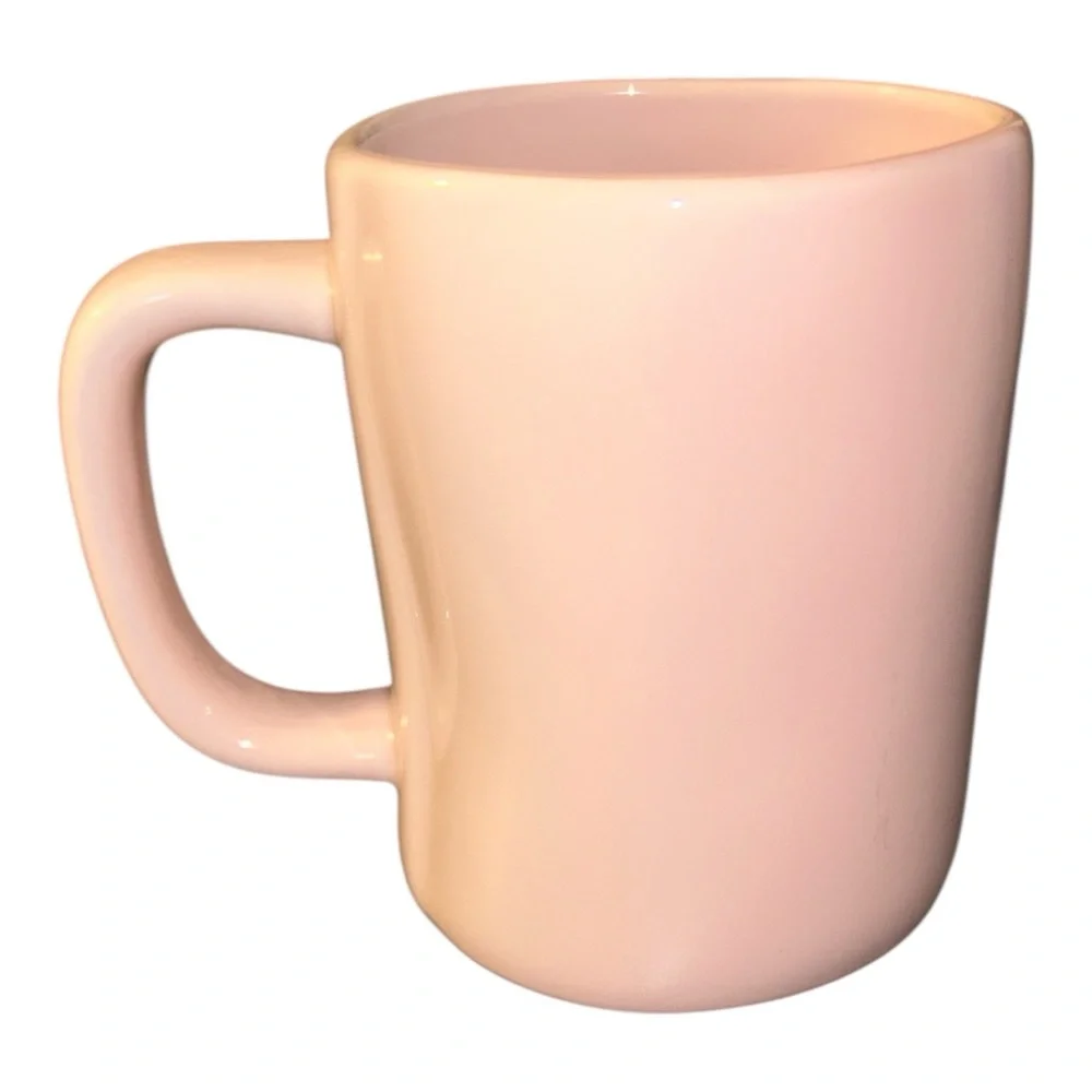 Rae‎ Dunn Pink Coffee Mug Stay Pawsitive Artisan Collection Cup